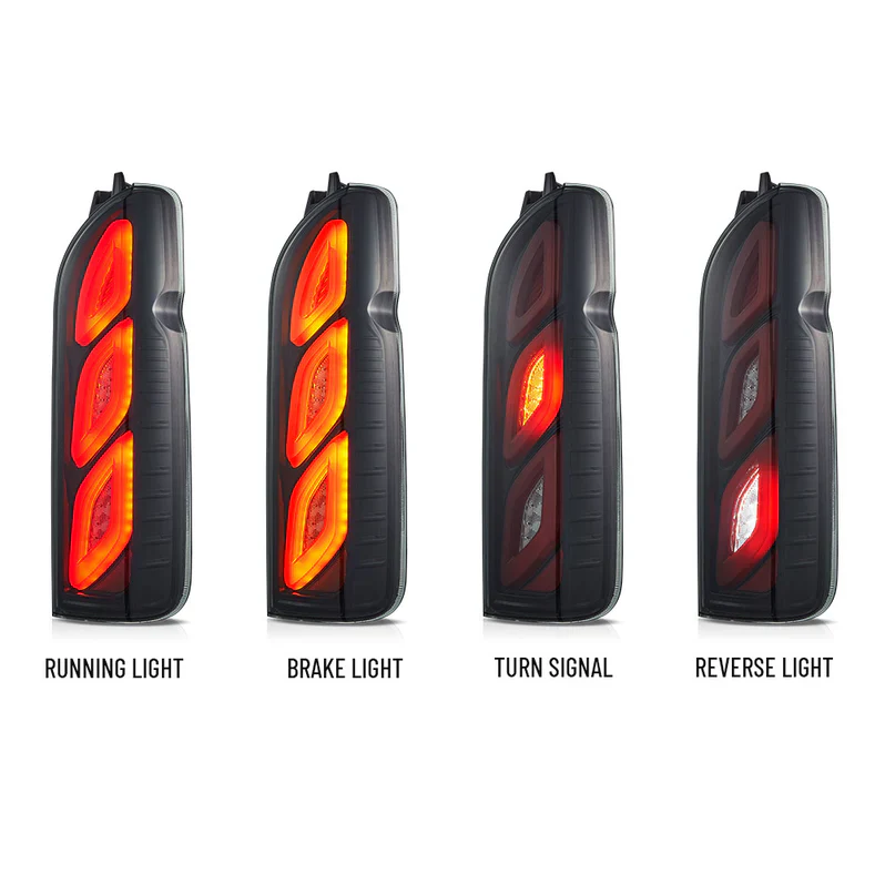 VLAND LED Taillights For 2005-2019 Toyota Hiace W/Startup Animation - Image 3