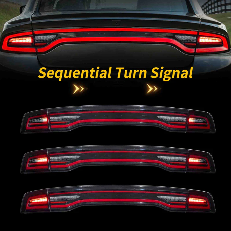 VLAND LED Taillights For 2011-2014 Dodge Charger - Image 5