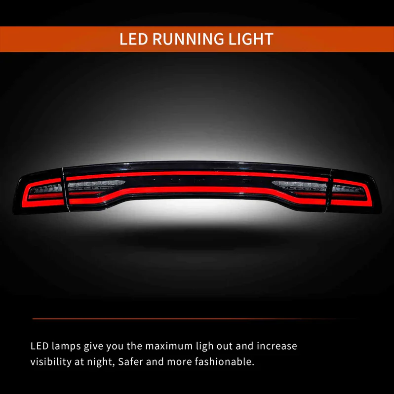 VLAND LED Taillights For 2011-2014 Dodge Charger - Image 8