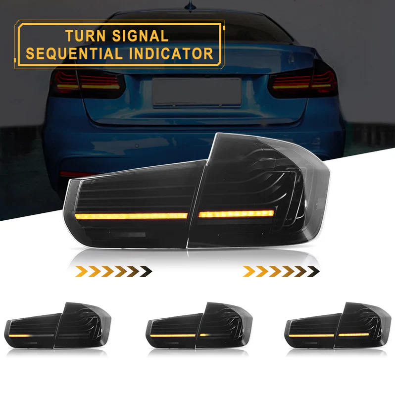 VLAND LED Taillights For 2012-2019 BMW 3 Series F30 M3 F80 Laser DRL - Image 6