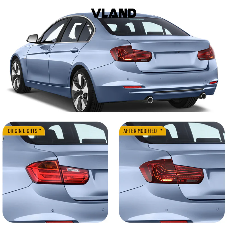 VLAND LED Taillights For 2012-2019 BMW 3 Series F30 M3 F80 Laser DRL - Image 7