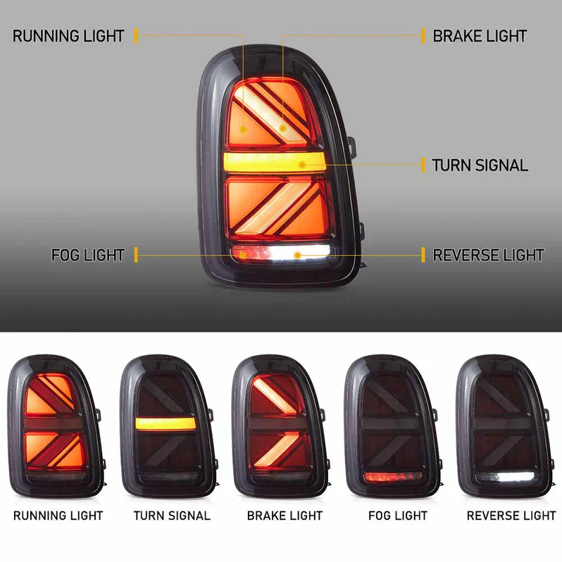 VLAND LED Taillights For 2017-2023 Bmw Mini Countryman F60 - Image 3
