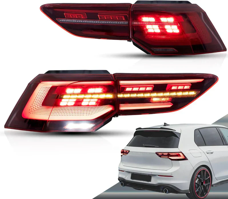 VLAND LED Taillights For 2022-2024 Volkswagen Golf Mk8 (Europe is 2020-2024) - Image 2