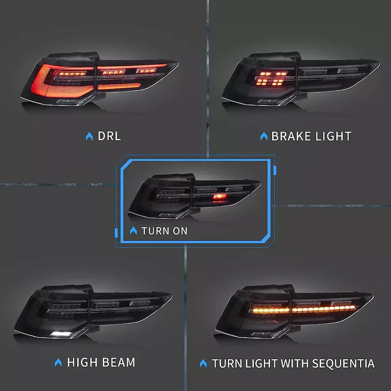 VLAND LED Taillights For 2022-2024 Volkswagen Golf Mk8 (Europe is 2020-2024) - Image 4