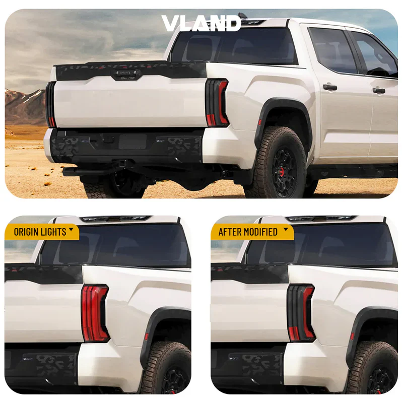 VLAND LED Taillights For 2022-2024 Toyota Tundra W/Start-up Animation - Image 4
