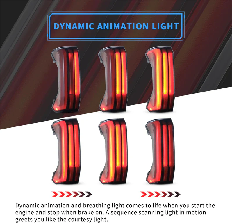 VLAND LED Taillights For 2022-2024 Toyota Tundra W/Start-up Animation - Image 6