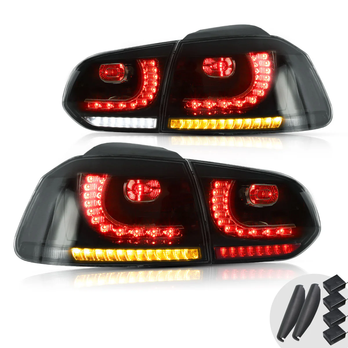 VLAND LED Headlights and Taillights for Volkswagen Golf 6 MK6 2009-2014 (Europe is 2008-2012) - Image 13