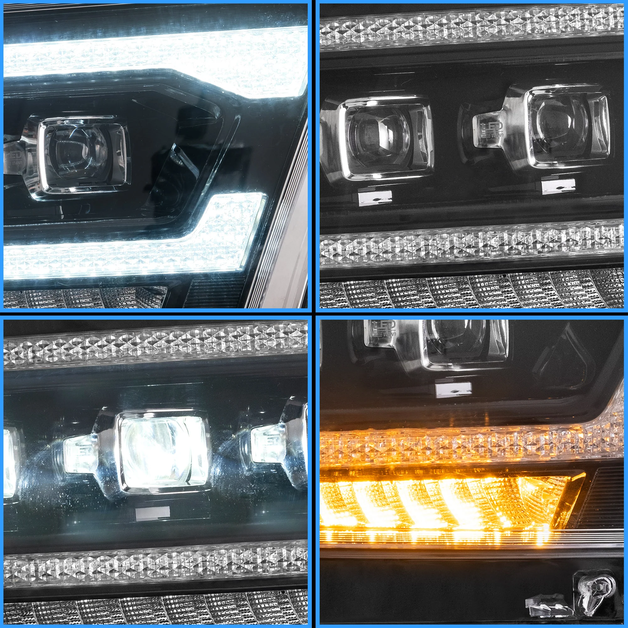 VLAND Full LED Headlights For Dodge Ram 2019-2024 - Image 10