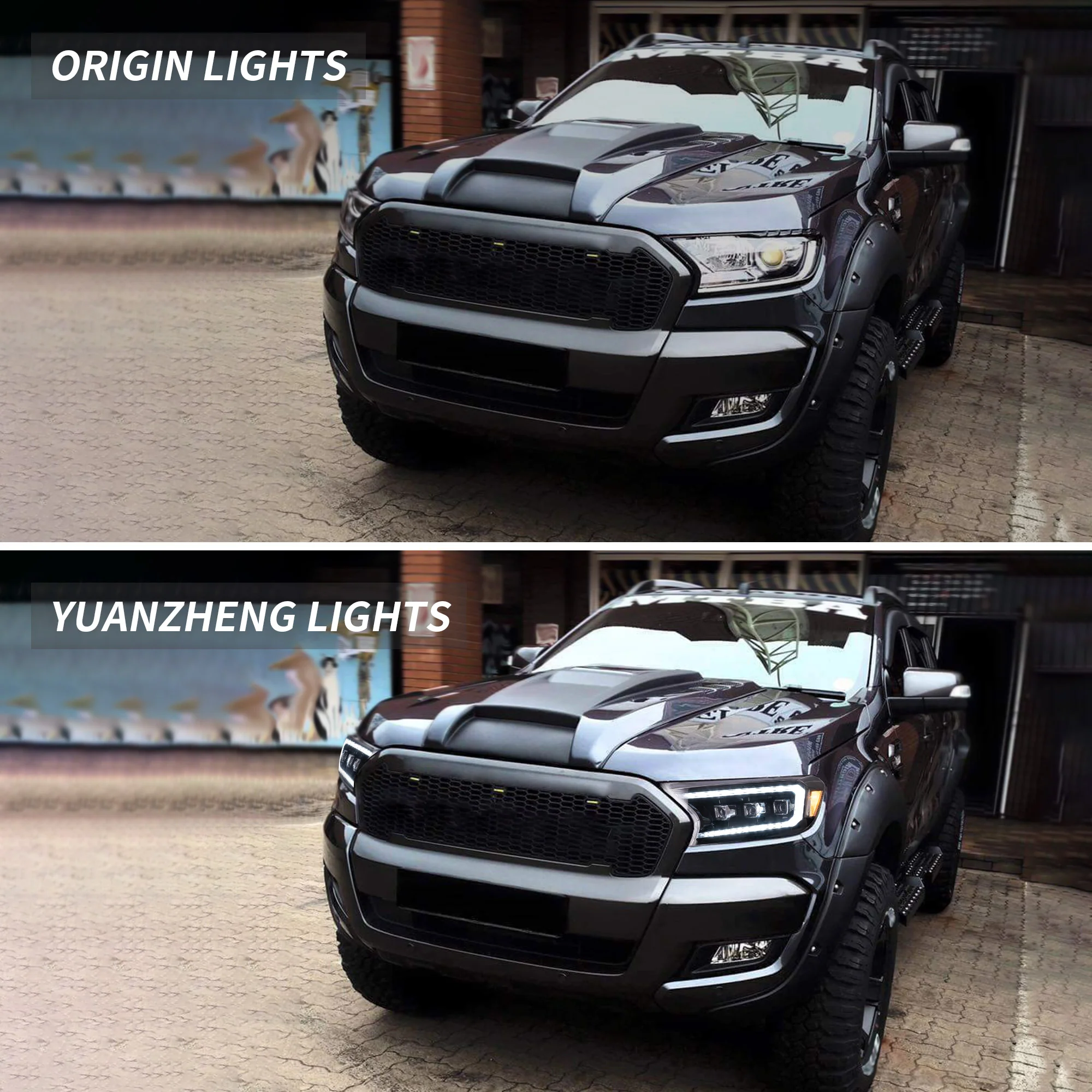 VLAND Matrix Projector and Full LED Headlights For Ford Ranger 2015-2023 - Image 10