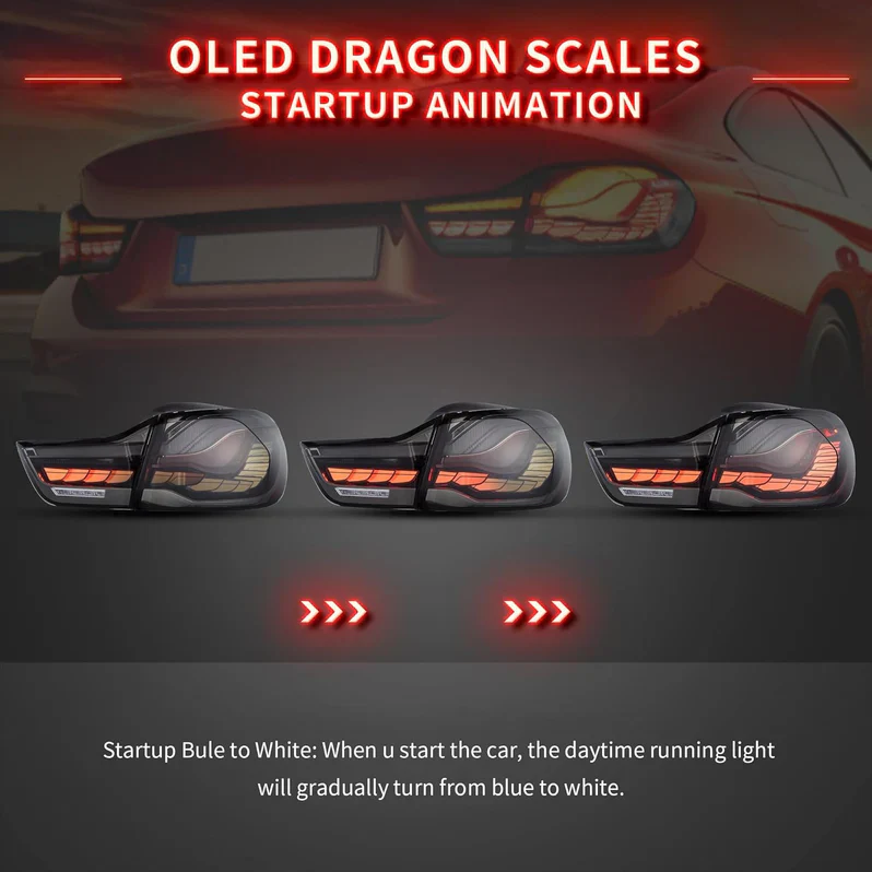 VLAND OLED Taillights For 2014-2020 BMW 4-Series F32 F33 F36 M4 F82 F83 - Image 5