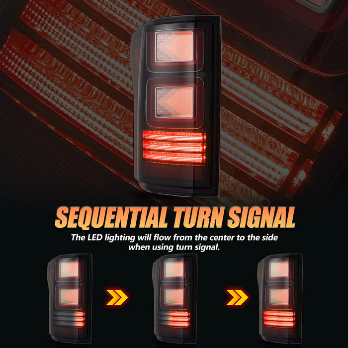 VLAND OLED Taillights For 2015-2020 Ford F150 w/Animation Amber Turn Signal - Image 12