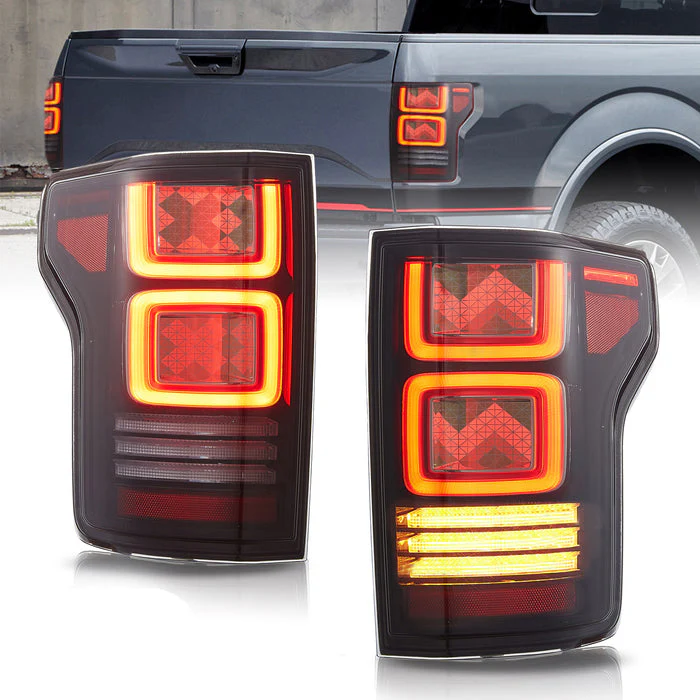 VLAND OLED Taillights For 2015-2020 Ford F150 w/Animation Amber Turn Signal - Image 4