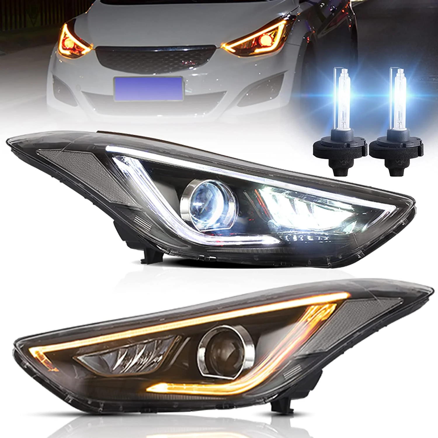 VLAND Projector Headlights For Hyundai Elantra (Avante MD) 2011-2015 - Image 11