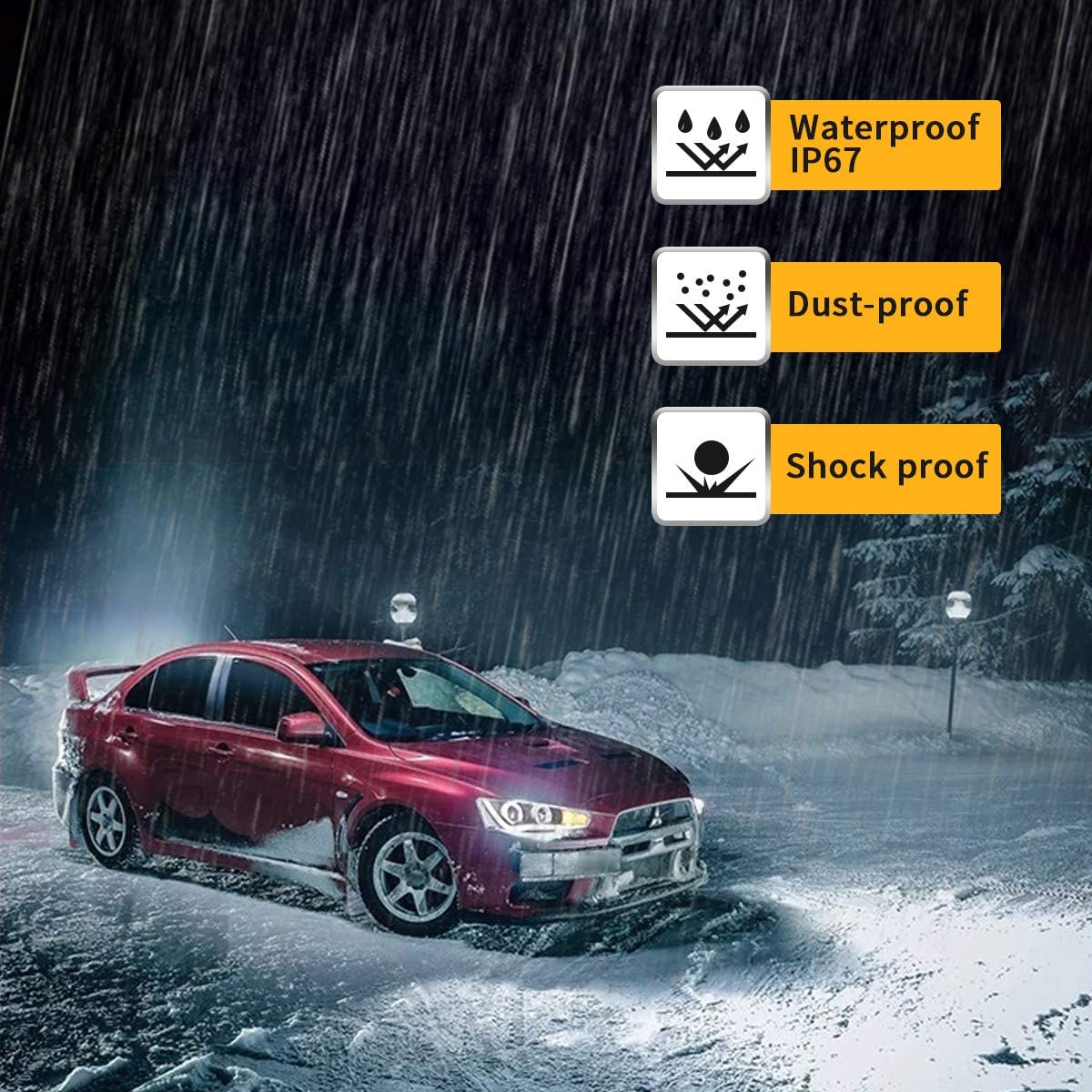 VLAND Projector Headlights for Mitsubishi Lancer EVO X 2008-2018 - Image 6