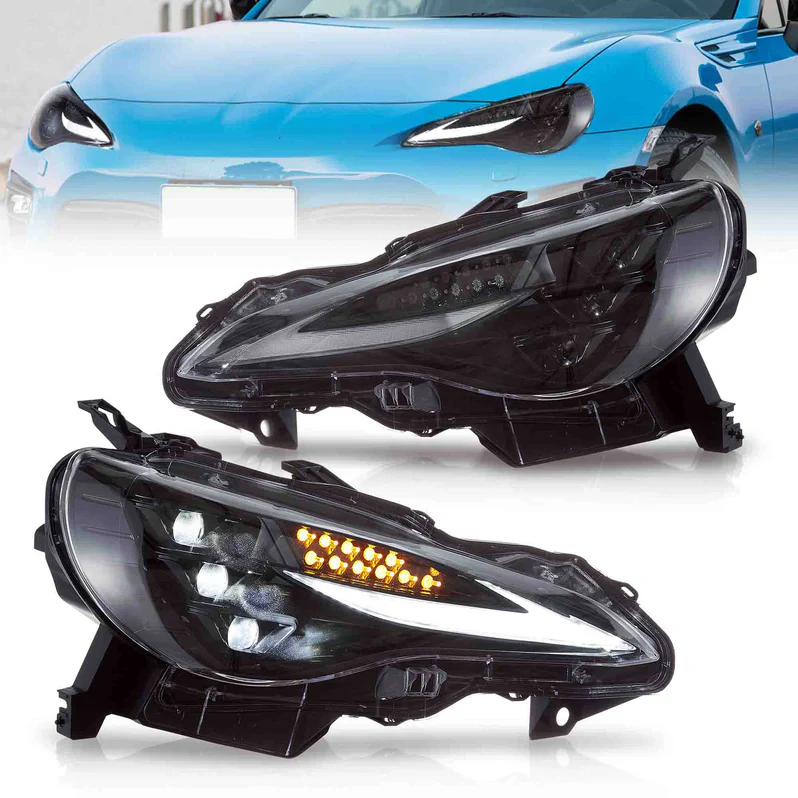 VLAND RGB LED Headlights For 2012-2021 Toyota 86 GT86, Scion Frs, Subaru Brz - Image 2