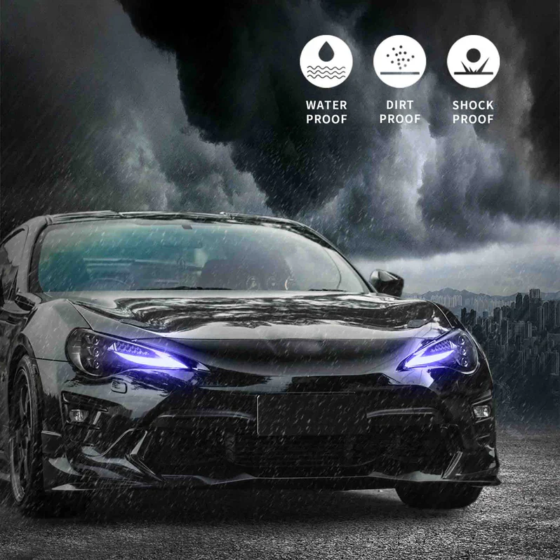 VLAND RGB LED Headlights For 2012-2021 Toyota 86 GT86, Scion Frs, Subaru Brz - Image 6