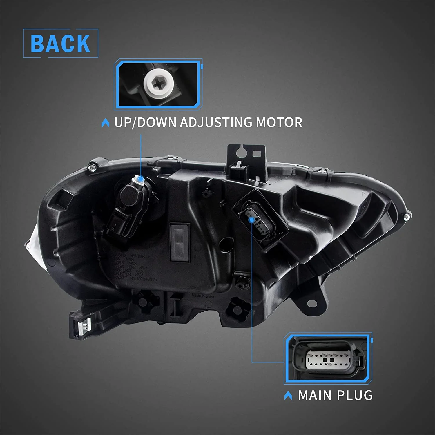 VLAND RGB LED Projector Headlights For Ford Mustang 2018-2023 - Image 8