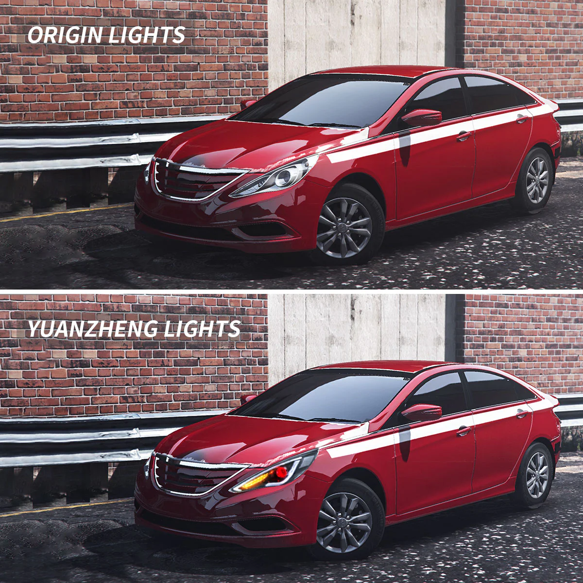 VLAND Dual Beam Sequential Headlights For 2011-2014 Hyundai Sonata - Image 15