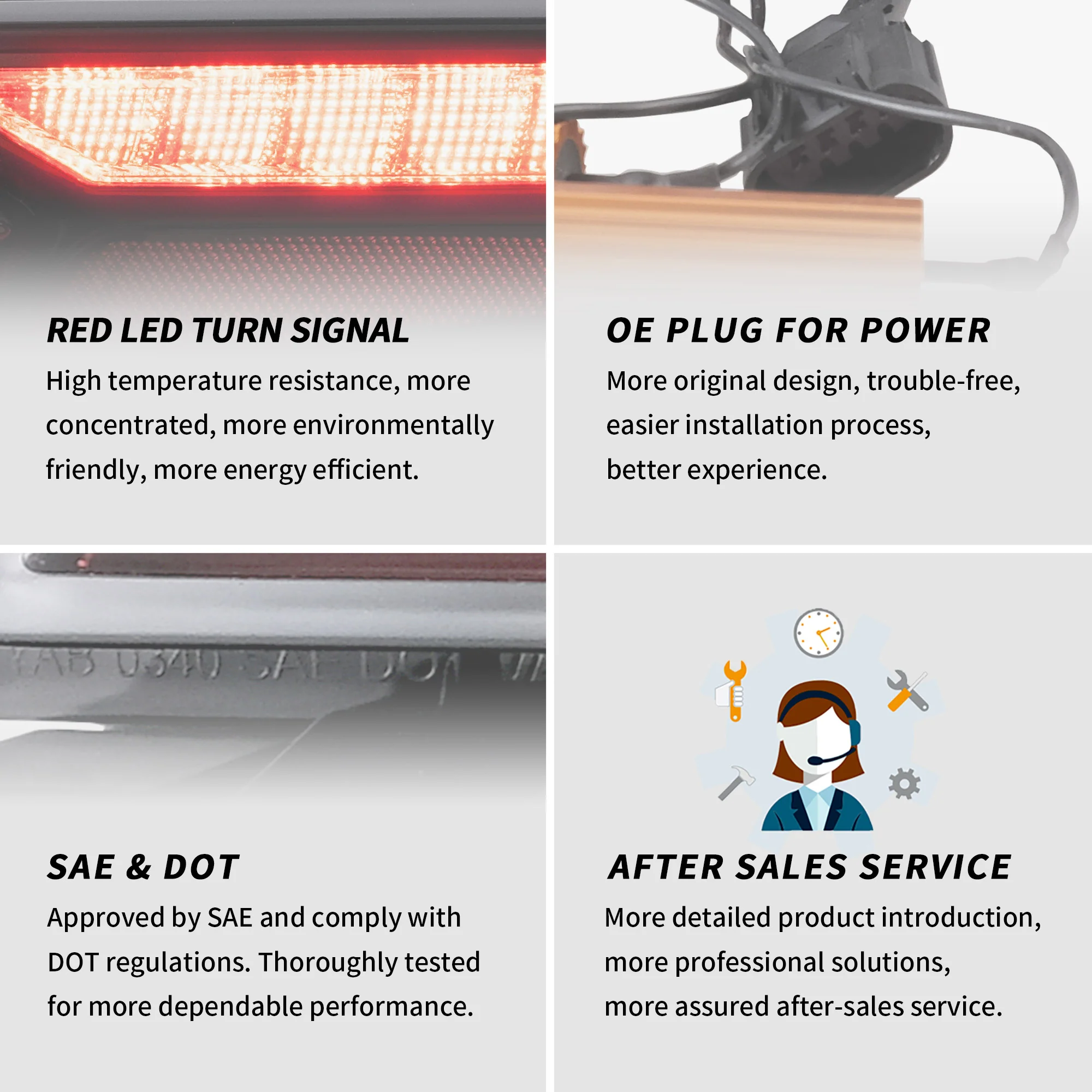 VLAND LED Tail Lights For Chevrolet Chevy Camaro 2014-2015 - Image 9