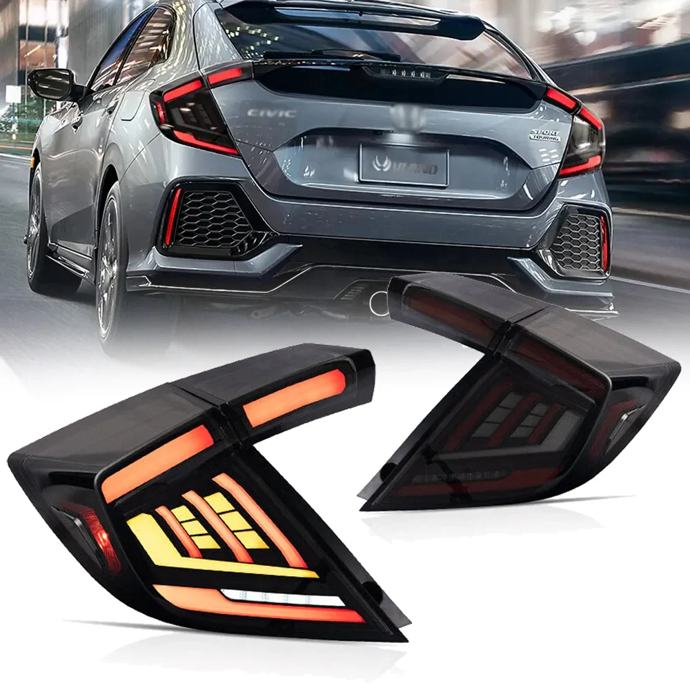 VLAND Tail Lights For Honda Civic Hatchback LX Sport EX 2016-2021 [5 Door|10th Generation] - Image 10