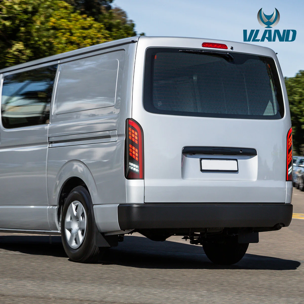 VLAND Full LED Tail Lights For Toyota Hiace 2005-2018 - Image 5
