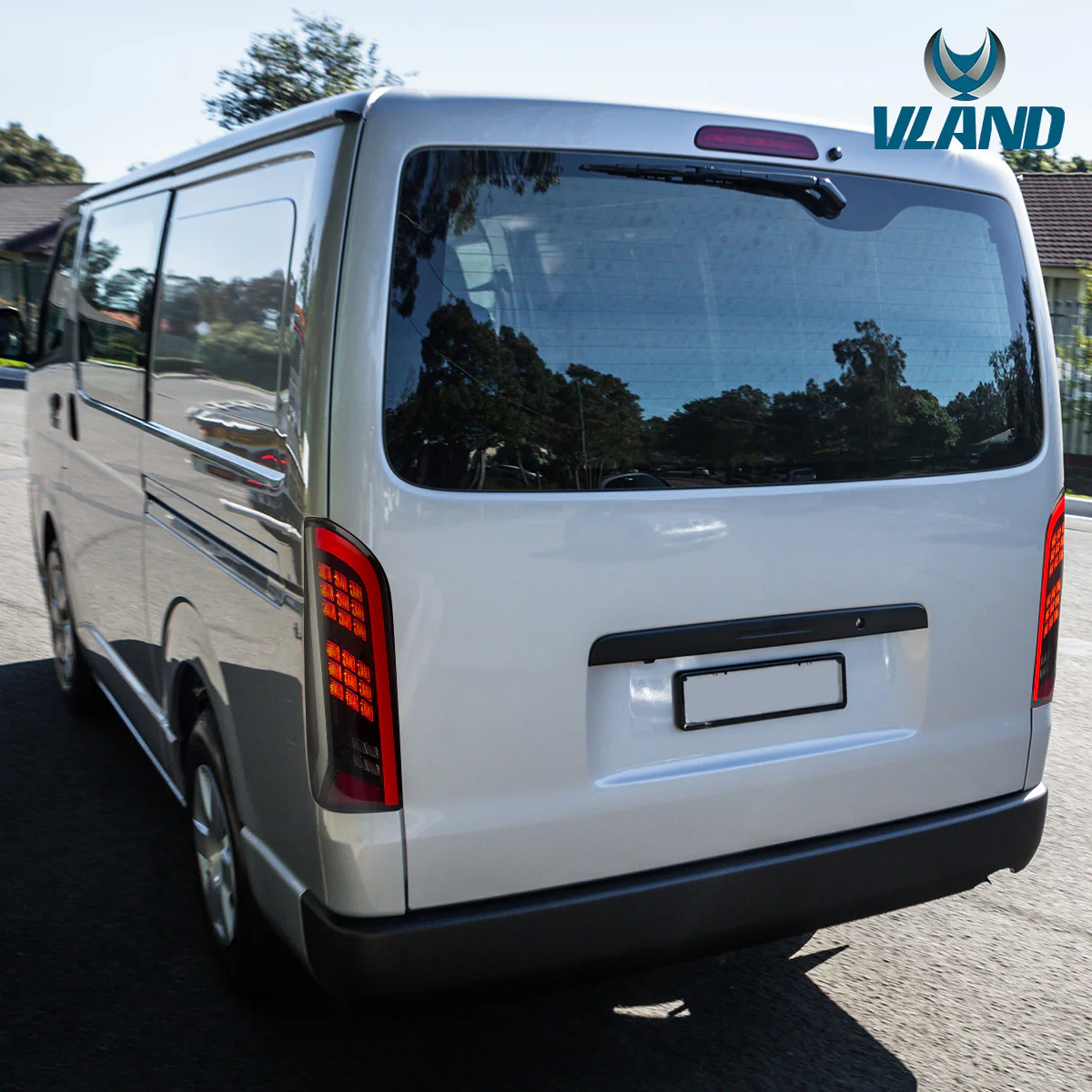 VLAND Full LED Tail Lights For Toyota Hiace 2005-2018 - Image 6