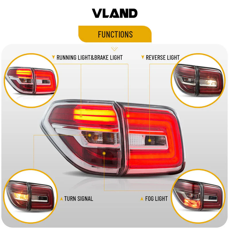 VLAND Taillights For 2017-2020 Nissan Armada (Y62) & 2010-2019 Patrol - Image 7