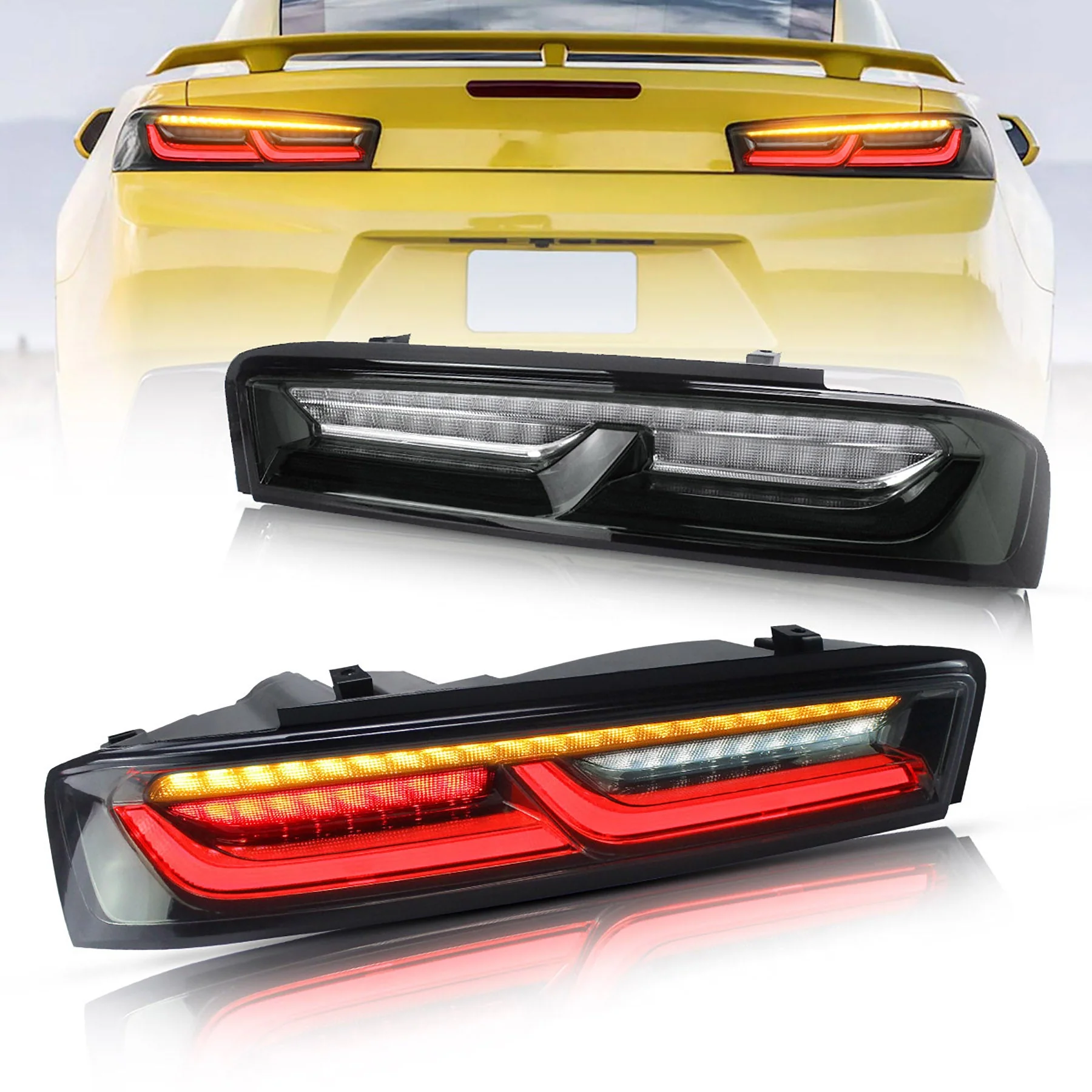 VLAND Taillights For Chevrolet Chevy Camaro 2016-2018 without Reversing Lights (Fit For European Models) - Image 3