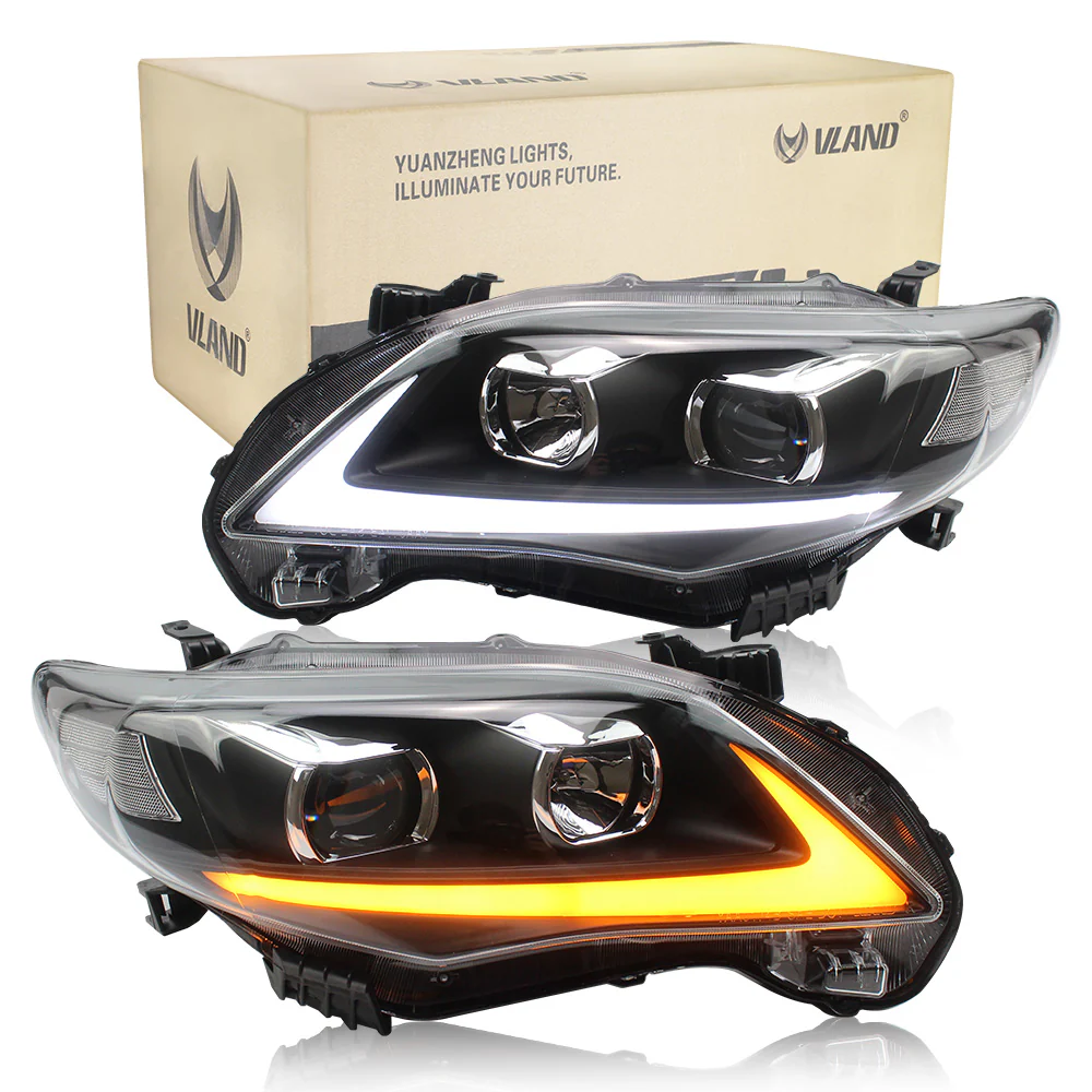 VLAND LED Headlights For Toyota Corolla 2011 2012 2013 - Image 4