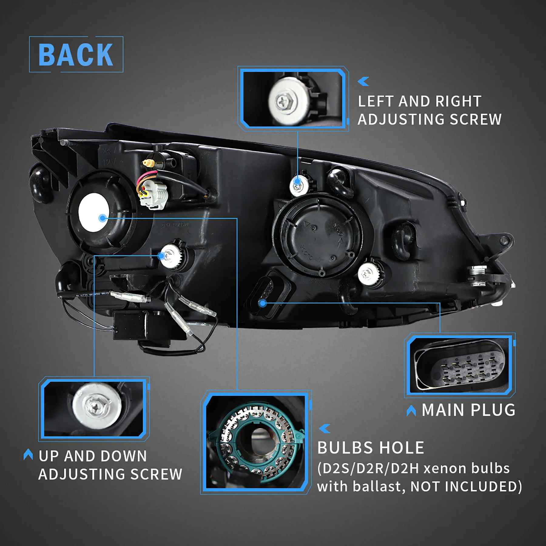 VLAND LED Headlights for Volkswagen VW Golf 7 / MK7 2014-2017 - Image 6
