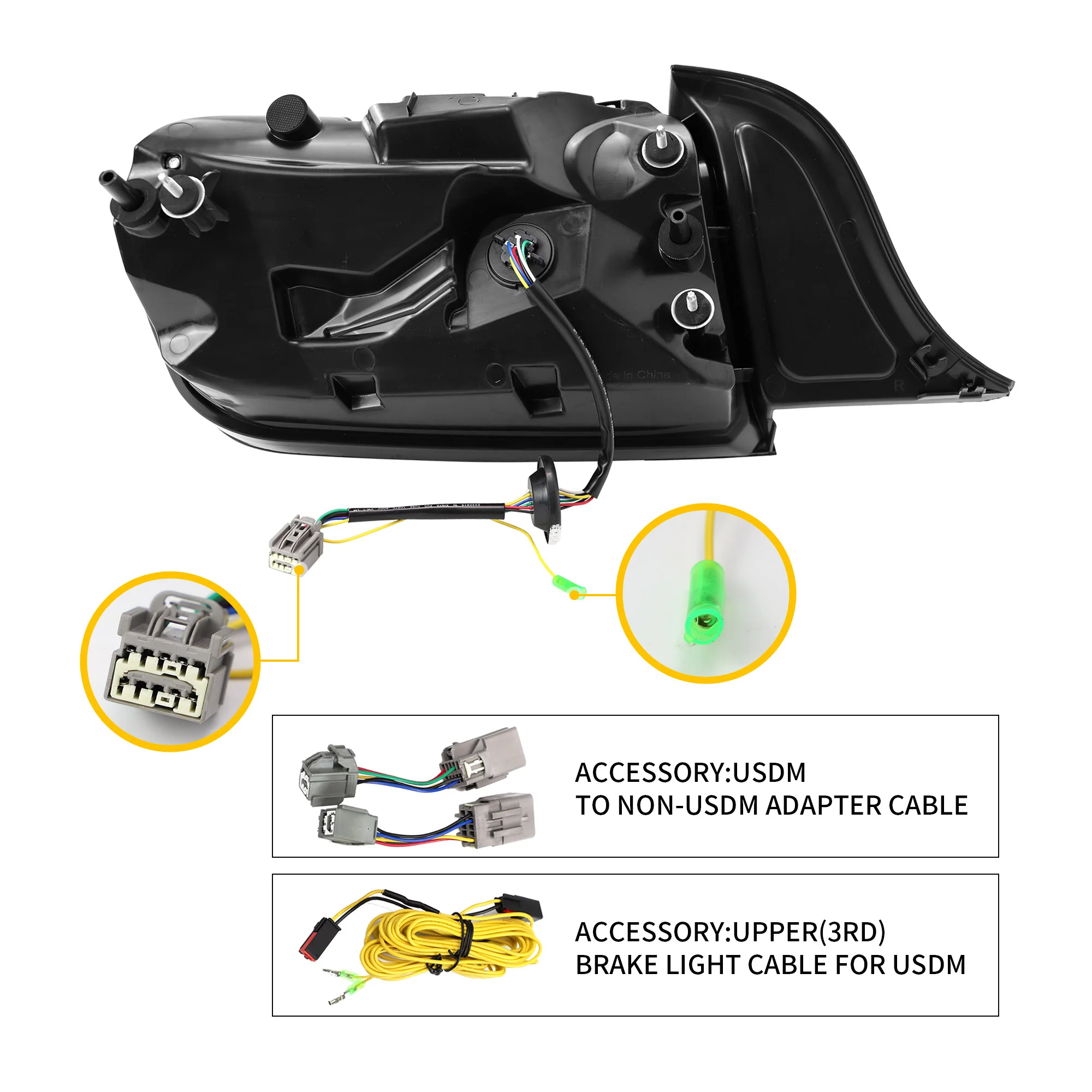 VLAND GT Five Model Full LED Taillights For Ford Mustang 2015-2023 (Can Fit For US/Euro Models) - Image 12