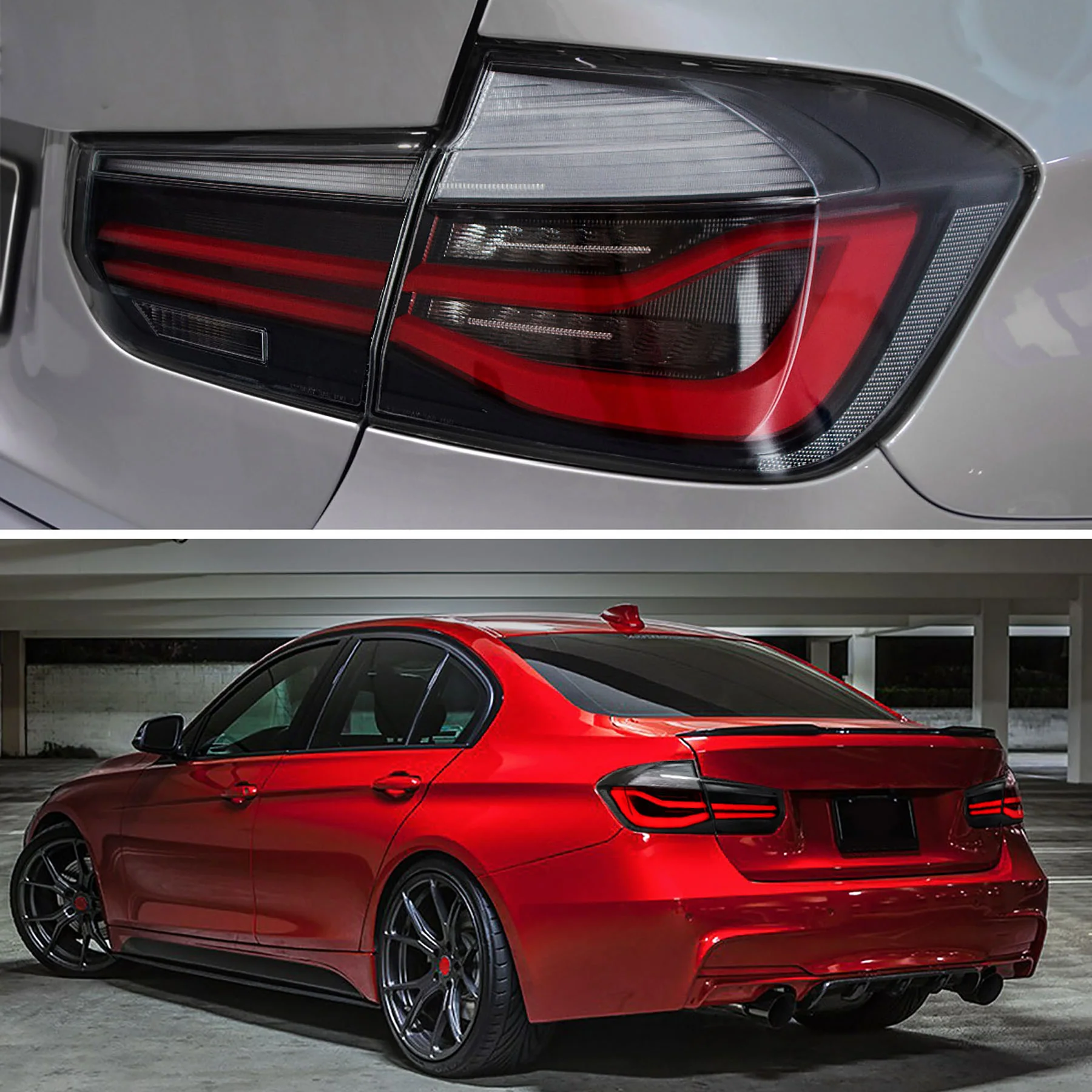 VLAND Full LED Taillights For BMW 3-Series BMW F30 F35 F80 320i 328i 328D 335i M3 6th Gen Sedan 2012-2019 - Image 13