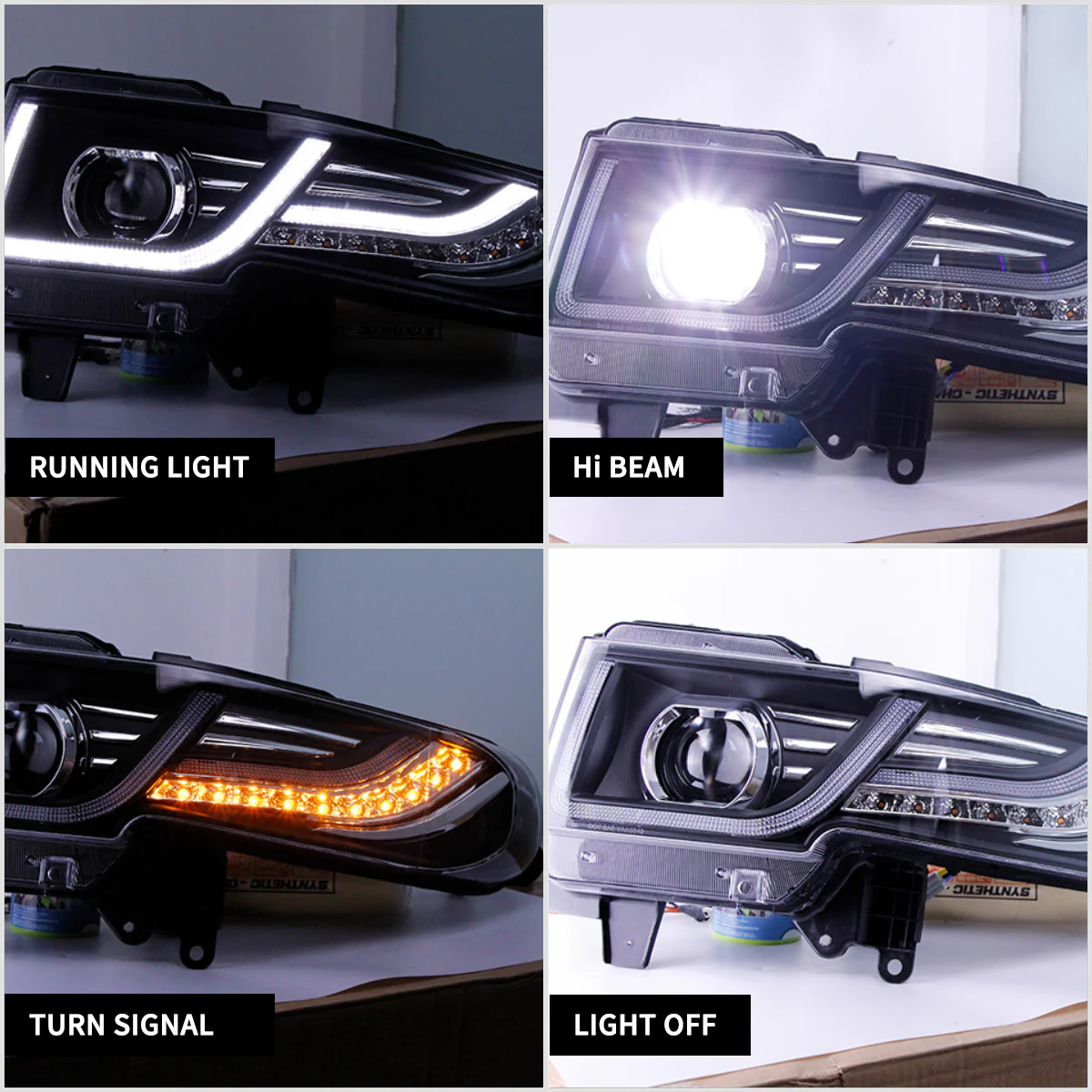 VLAND LED Headlights For Toyota Fj Cruiser With Grille 2007-2015 (Bulbs Not Included) - Image 10