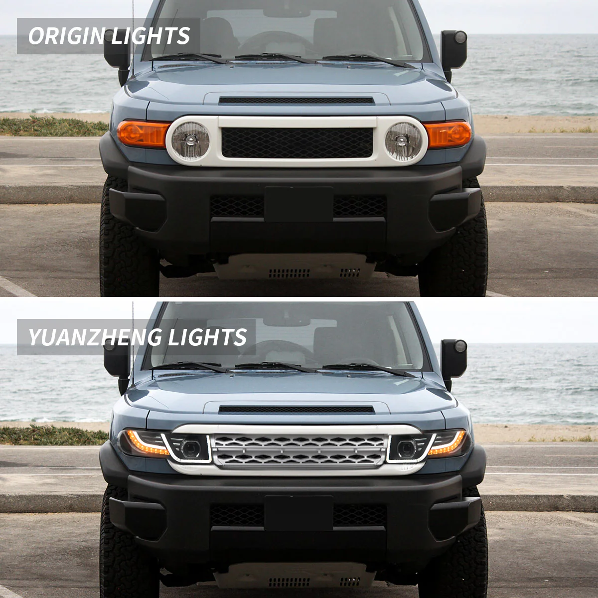 VLAND LED Headlights For Toyota Fj Cruiser With Grille 2007-2015 (Bulbs Not Included) - Image 12