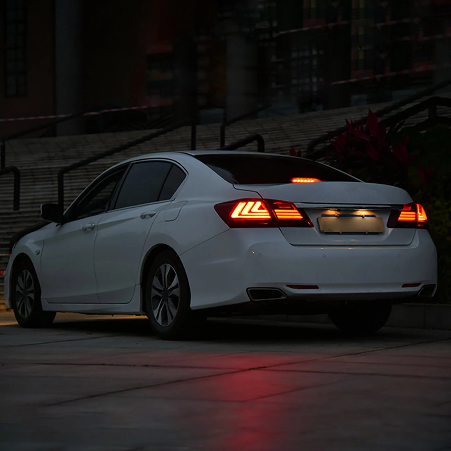 VLAND Full LED Tail Lights For Honda Accord 2013-2015 With Sequential Turn Signals - Image 10